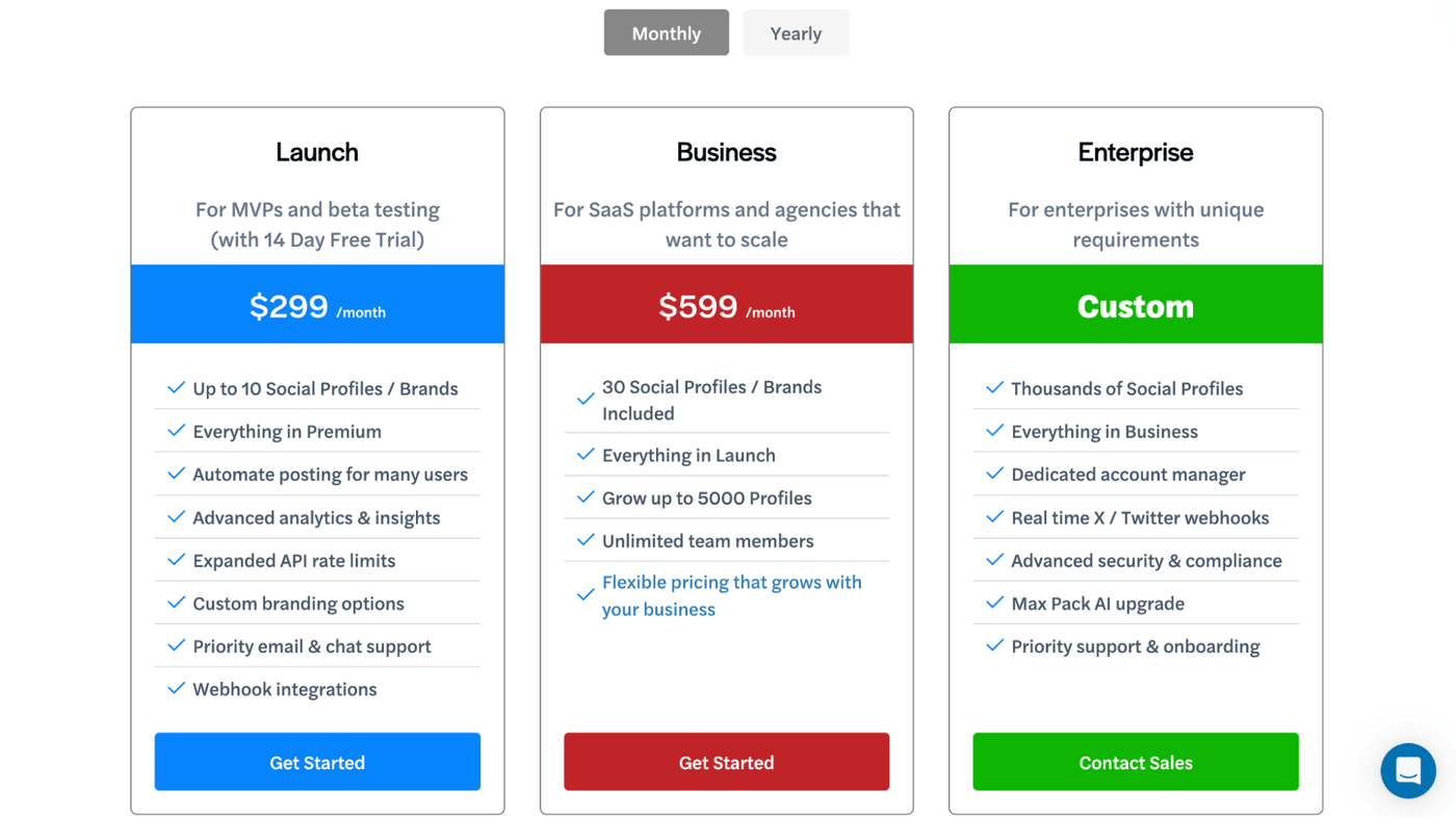 ayrshare pricing
