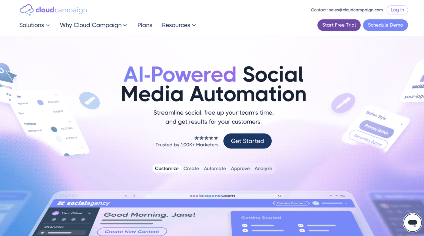 cloud campaign as a blotato alternative