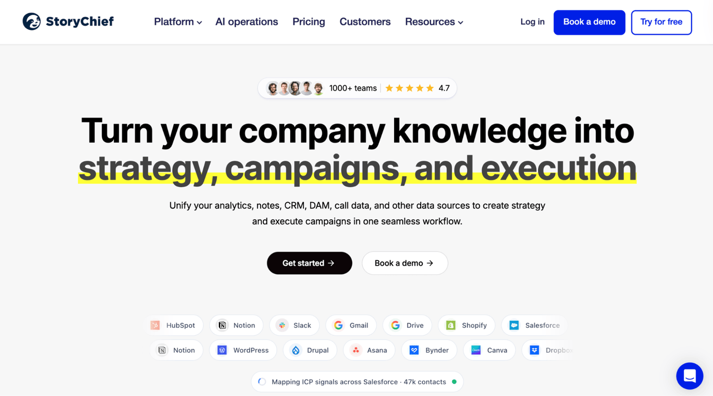 storychief as a blotato alternative
