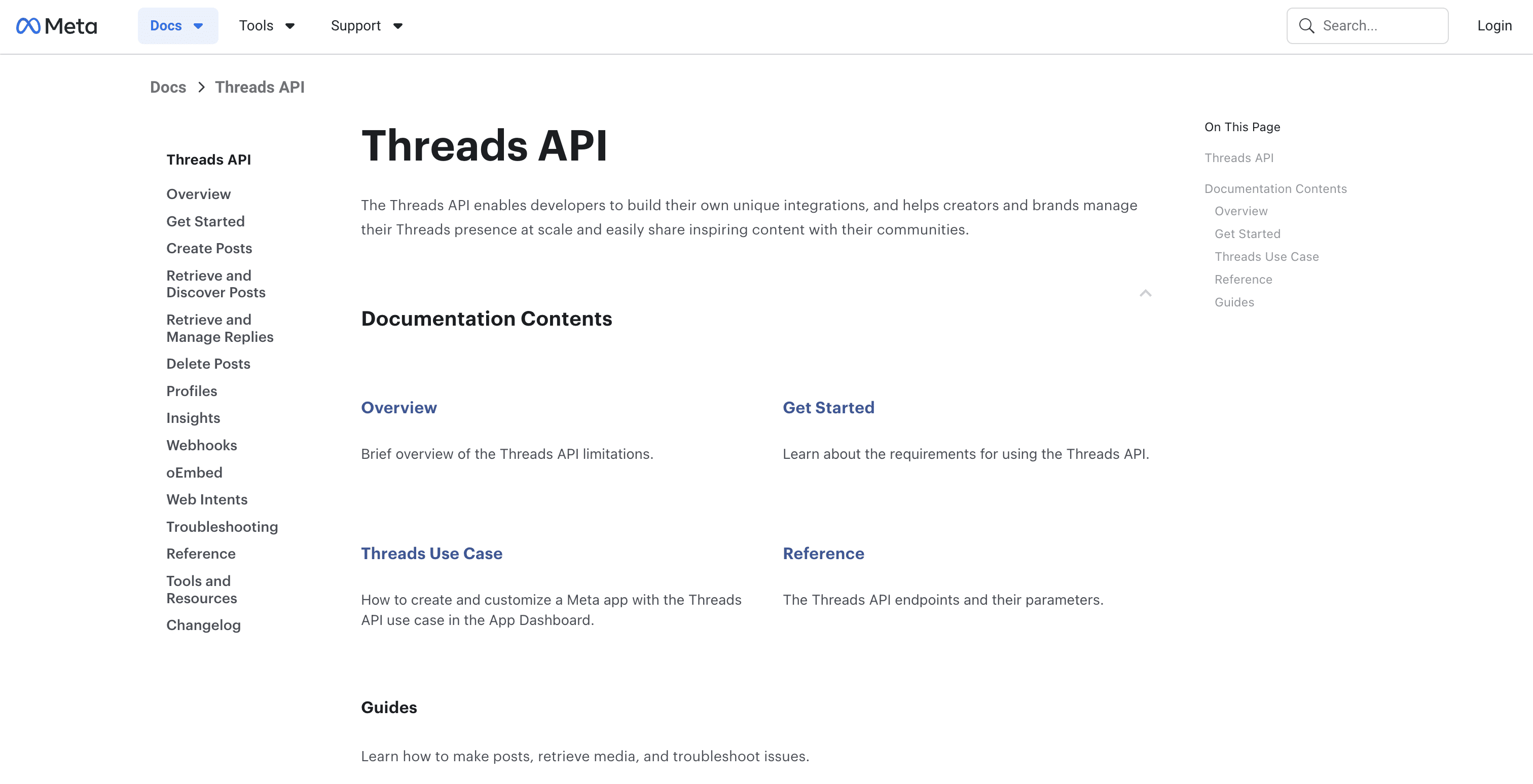 Threads API for developers