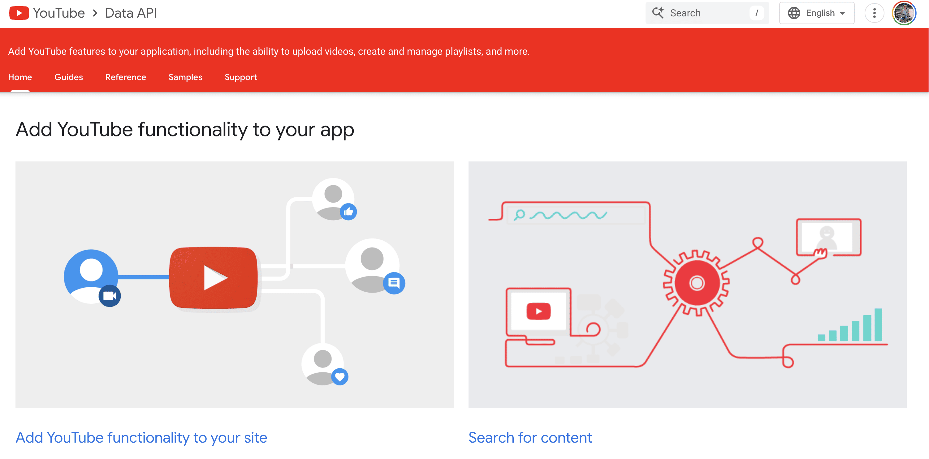 YouTube API for developers