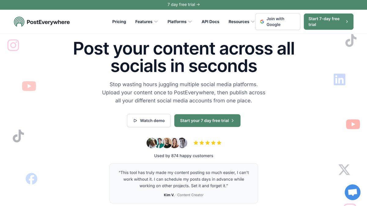 PostEverywhere is hootsuite alternative